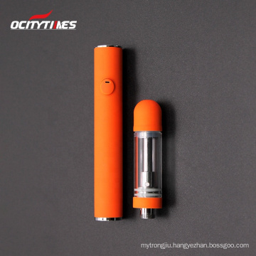 OEM packaging push button battery cbd ceramic coil LO rechargeable electronic cigarette